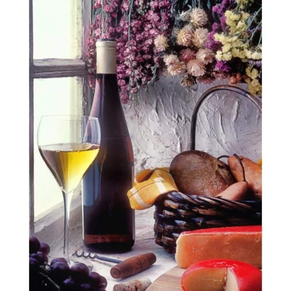 NEW Vermont Christmas Company Wine & Cheese - 1000 Piece Jigsaw Puzzle